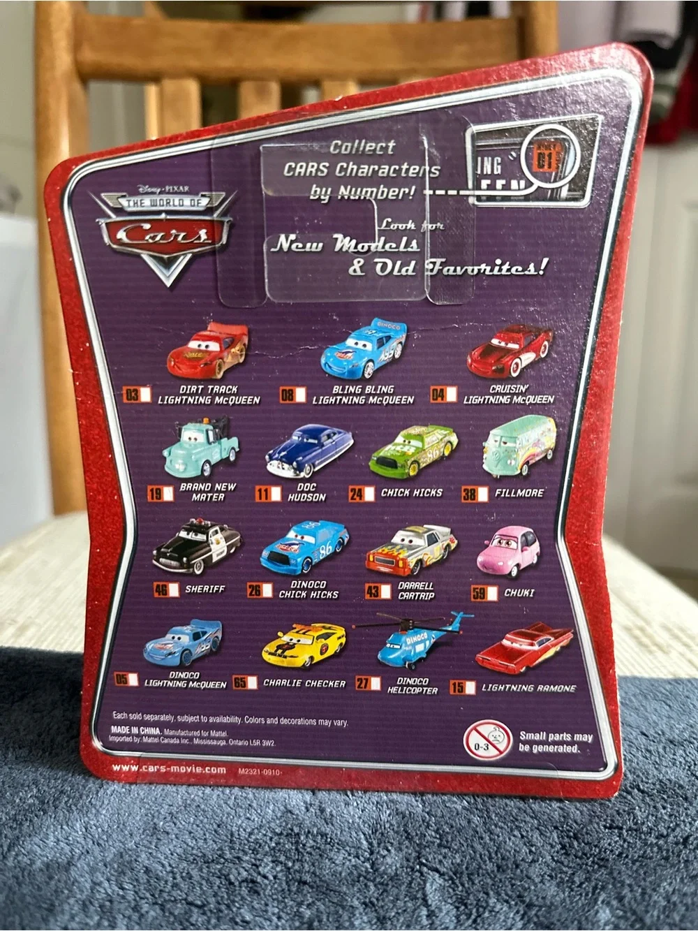 'Chuki' Pixar Cars, world of Cars 2008
